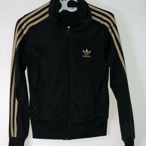 Gold and black adidas sweater!